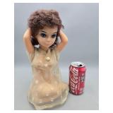 Vintage Radio Pinup Girl Doll Battery Wires Need