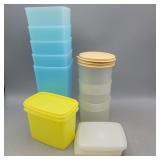 Tupperware lot,9 assorted containers,all with