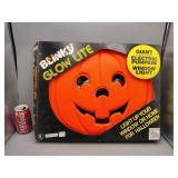Pumpkin Window Blow Mold Stickers are peeling