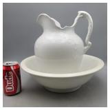Vintage Ironstone pitcher(Stamped "Utah",pitcher