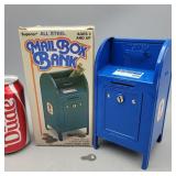 1981 USPS Steel Mailbox Bank by Superior, Key, Box