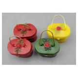 Very Cute! *NEW* MCM Rain Bonnets in Mini Cases