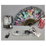 Elvis Collectibles - Fan, Ornament, Wind Chime