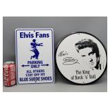Elvis Signs 11.5" Diam & 8" ï¿½ 12"