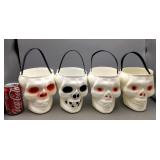 Halloween Skull Candy Buckets
