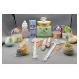 Easter Candles, Candle Holders, Candy Dishes &