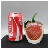 Glass Appke Paperweight