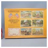 Vintage Bicentennial plastic placemats,