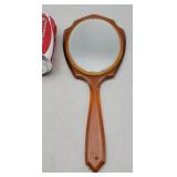 Vintage Acwalite Celluloid Hand Mirror