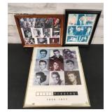 Elvis Poster Framed & Elvis Playing Cards Framed