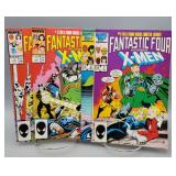 Fantastic Four Versus The X Men Marvel comics,