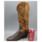 Resin cast cowboy boot vase,home decor