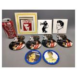 Elvis Collectibles - Trivets, Pins, Etc.