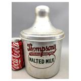 Thompson Malted Milk Aluminum Canister