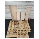 Sale Ads & Cardboard Ad Newspaper Blocks