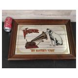 RCA Victor Mirrored Advertising 15"X21"