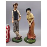 Golfing Figure Decor