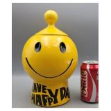 McCoy USA Smiley Face Cookie Jar