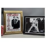 Elvis Framed Pics 10" ï¿½ 12" & 9.5" ï¿½ 11.5"