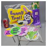 Easter yard decor lot, see pictures for lot
