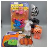 Halloween decor/novelty lot,7 items,R pictures