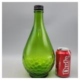 Vintage Gallo half gallon green glass wine bottle