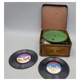 Vintage Bing Pgmyphone 2 Tiny Records