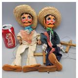 Pair of Vintage Mexican Marionettes