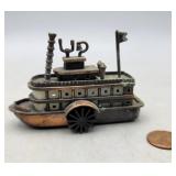 Vintage Metal Pencil Sharpener - Boat
