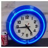 Howard Miller Neon Clock - Battery Operated Not
