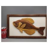 Wood Fish Wall Art 11"x18.5"