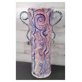 Art Pottery Vase 18.5" H 6.5" D