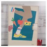 Signed, Numbered Art Nutrition 16" ï¿½ 22.5"