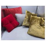 Group of Throw Pillows