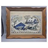 Framed Canvas Art 14.5" ï¿½ 18.5"
