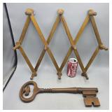 Wood Key & Folding Rack