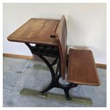 Antique School Desk