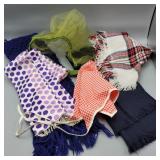 Group of Scarves & Bonnets