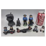 Cast Iron Amish People Clay People Cast Aluminum