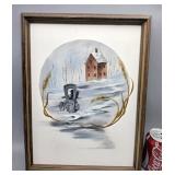 Framed Painting 13.5"ï¿½17"