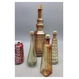Group of Corked Glass Bottles