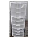 3 Stacking Plastic Storage Drawers