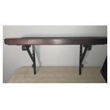 Wood wall shelf,24"X9",has great character