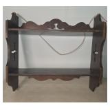 Wood display shelf,19.5"X18"