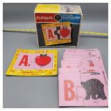 Playskool picture alphabet match ups,complete