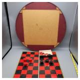 Scrabble turntable,checker/tic tac toe, with