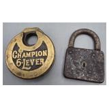 Pair of Locks - no keys