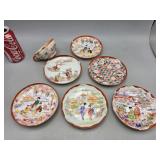 Asian Teacup & Plates