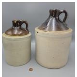 Stoneware jugs(2)