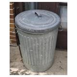 Metal Trash Can